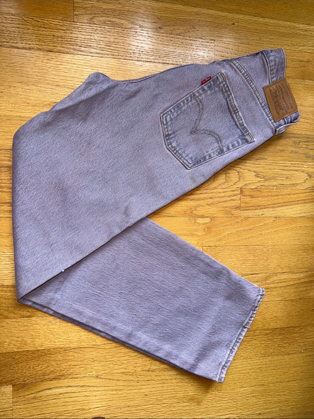 Levi's Women’s Ribcage Straight Ankle Jeans Light Purple
